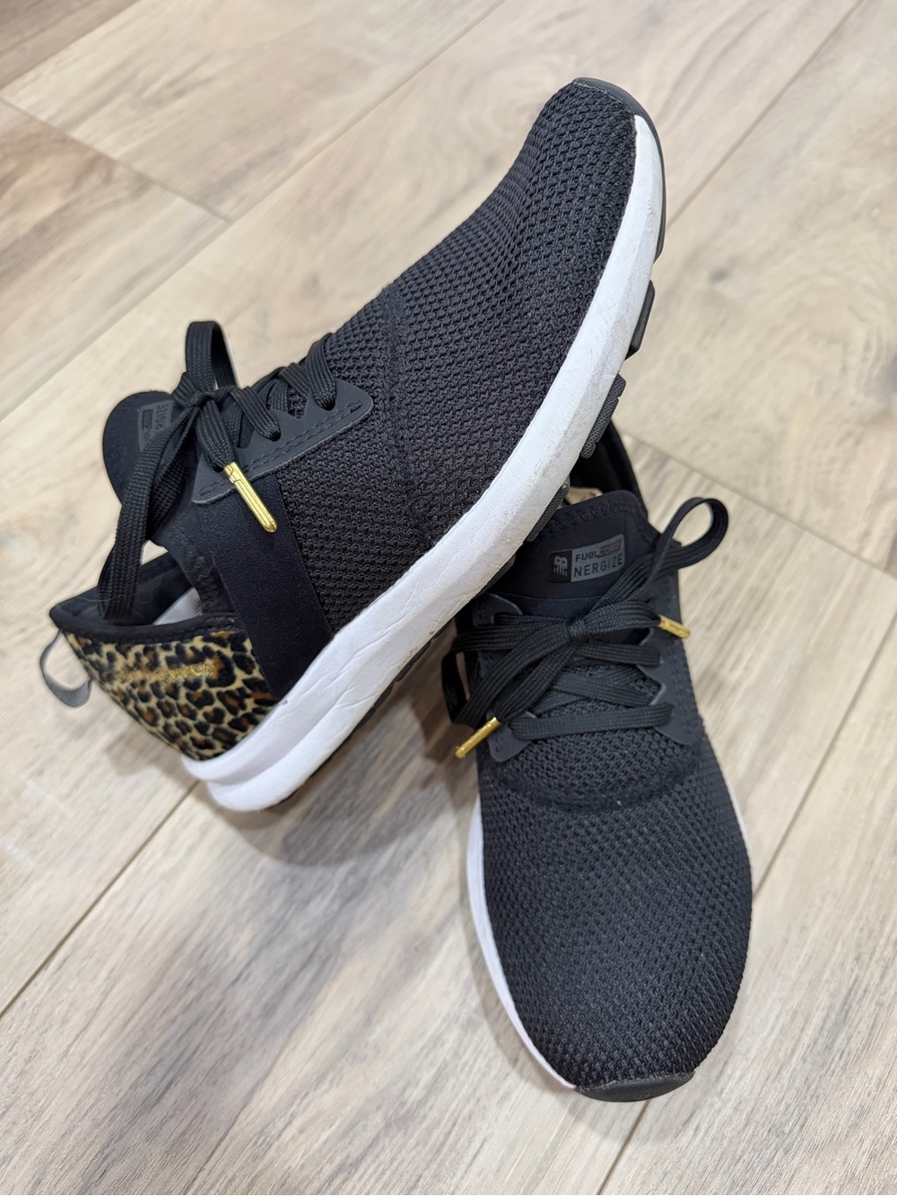 New Balance Women's Fuel Core NERGIZE Leopard Sneakers